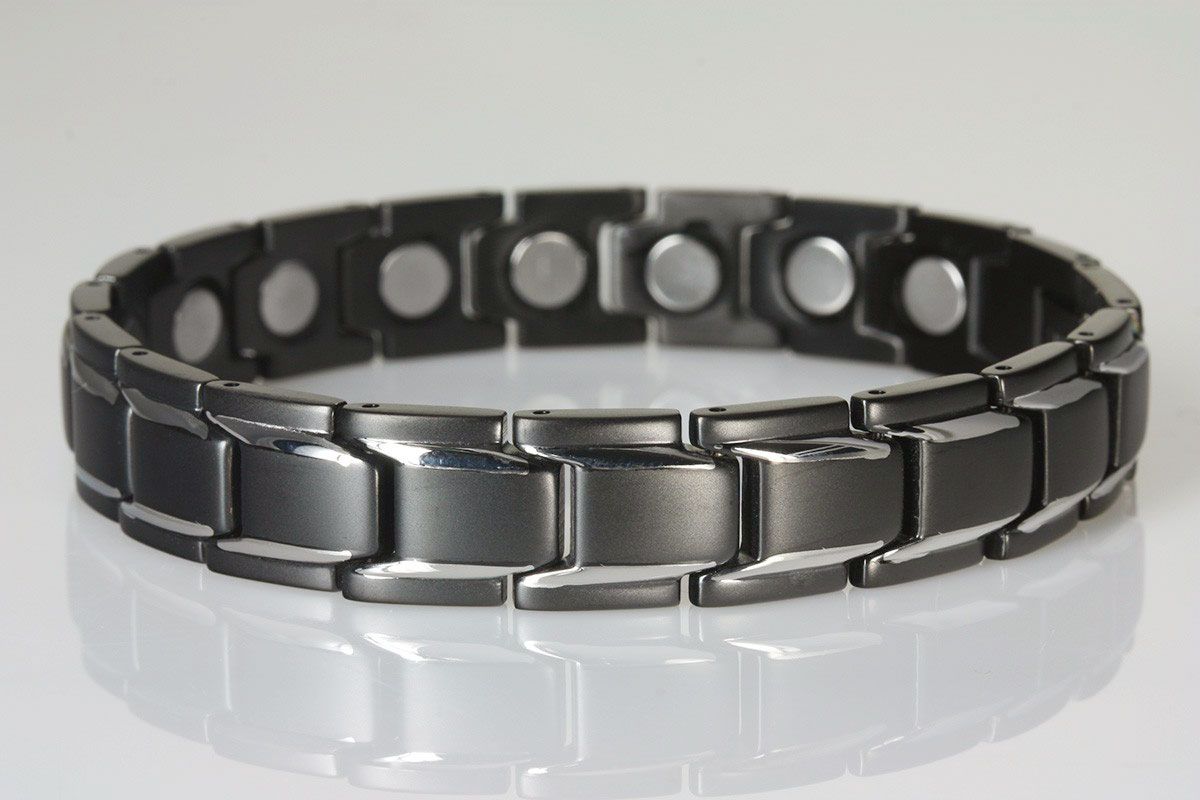 High-Power Magnetarmband 8262 – 18 x 4000 Gauss – Edelstahl (Silber, Gold, Rosé & Schwarz)