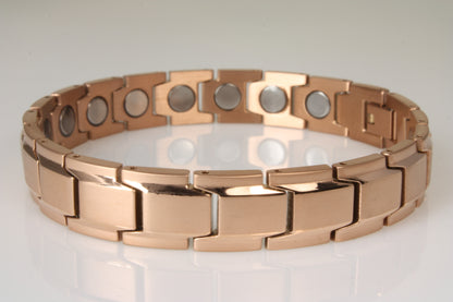 High-Power Magnetarmband 8262 – 18 x 4000 Gauss – Edelstahl (Silber, Gold, Rosé & Schwarz)