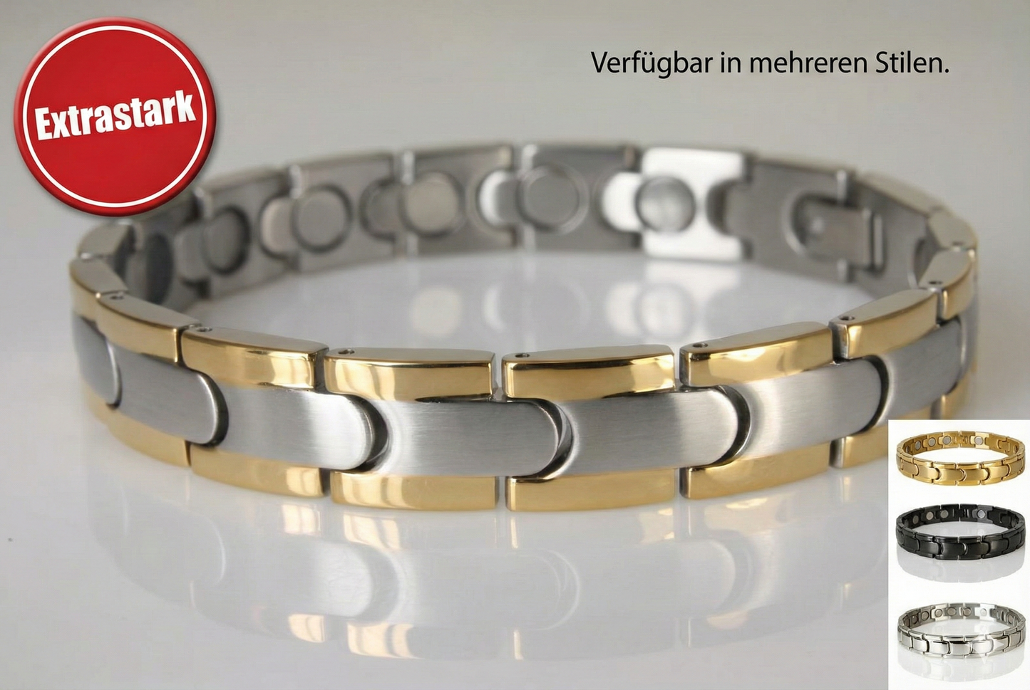 Extrastarkes Magnetarmband (16 Magnete) – Klassik-Serie 8060